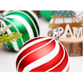 Miniatyrbilde 3 av 5: Julekule - 30 stk Grønne Plastjulekuler - Julepynt & Julekuler (Rød Grønn)