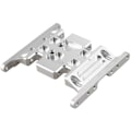 Miniatyrbild 3 av 5: 1/10 CNC Aluminiumlegering Växellådsfäste för Rc Track Axial SCX10 D90 D110 Silver