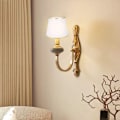 Miniatyrbillede 4 af 5: Støvtæt tromleformet lampeskærm i stof til gulvlampe, bordlampe, lysekrone, udskiftningstilbehør til hjemmekontor, hvid
