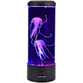 Miniatyrbilde 1 av 5: LED Maneter Lava Lampe Flerfarget Nattelys USB Lading Rundt Skrivebord Atmosfærelampe Hjemmedekorasjon Leke for Menn Kvinner