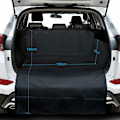 Miniatyrbillede 5 af 5: Universal Vandtæt Bilbagagerumsmatte med Bumper Flap, Passer til Biler, 4x4, Stationcar, Lastbil, Hatchback, SUV (Lang, Sort)-Fei Yu
