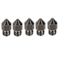 Miniatyrbilde 5 av 5: 5 stk MK8 Herdet Stål Dys Trykkhode Forbruksvarer 1.75/0.2mm 3D-skriver Ekstruder Dys for Ender3/V2/PRO