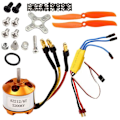 Pikkukuva 1 / 5: 2212 2200KV moottori + 30A ESC 6035 potkuri potkurin suojus sähköinen sarja RC-lentokoneeseen