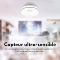 Miniatyrbilde 5 av 5: Tilkoblet røykvarsler - 10 års batteri - WiFi brannalarm med Smart Life - 1 stk