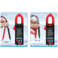 Miniatyrbillede 3 af 5: DC/AC Digitalt Tangamperemeter 6000 Tællinger 400A Amp Multimeter Stort Farvedisplay Spændingstester FS8330Pro Sort
