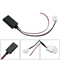 Miniatyrbillede 4 af 5: 2X Bluetooth-modul Stereo Radio AUX-musikkabeladapter til GL1800 Goldwing