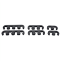 Miniatyrbillede 5 af 5: Universal 7Mm 8Mm Til Tændrør Ledning Splitter Divider Loom Tænding Ledning Splitter Separator Loom Clip Sort