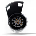 Miniatyrbilde 2 av 4: Biltilbehør Adapter 12V 7/13 Plast Mini Konverter Adapter Tilhenger Traktor Strømstikkontakt