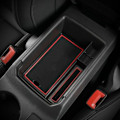 Miniatyrbillede 2 af 5: Til -Audi A3 2021 Biltilbehør Interiør Dekoration Central Armrest Organizer Opbevaringsboks Beholder