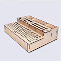 Miniatyrbillede 4 af 5: Læder Værktøjsholder Træ Læder Håndværk Værktøjsholder Læder Værktøjsholder Værktøj Organizer Værktøjsholder Læder Værktøj Opbevaringsboks