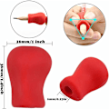 Miniatyrbild 3 av 5: 10 st pennhållare för barn ergonomiska pennhållare siliCone skrivstöd skrivstöd set -