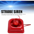 Miniatyrbillede 2 af 5: 115dB Mini Trådløs Strobe Siren Blinkende Lys Siren Rød Lys Lyd Siren Hjemmesikkerhed Alarm System