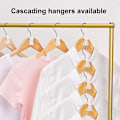 Miniatyrbild 3 av 5: Hängare Connector Hooks, 200 Klädhängare Hooks, Super Space Saving Hangers för Garderober, Blå