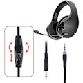 Miniatyrbillede 3 af 5: Lydkabel til HyperX Cloud Alpha/Flight-hovedtelefoner med lydstyring