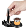 Miniatyrbild 5 av 5: Rostfritt stål kaffekapsel hammarbas set påfyllningsbar kaffeplatta kaffemaskin tillbehör för Nespresso