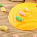 Miniatyrbillede 5 af 5: 3 stk. køkken manuel pastaskabel sesam madsæt makaroni plade hamp madplade