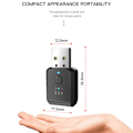 Miniatyrbillede 4 af 5: 4X Bil FM-sender Uden Bluetooth 5.1 Radiomodulator Lydadapter Kit Håndfri Ingen Støj Tilbehør Forsinkelse