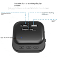 Miniatyrbild 2 av 5: Bluetooth 5.2 skärm Bluetooth-mottagare 2 i 1 Bluetooth-sändare mottagare bärbar 3,5 mm bil Bluetooth-mottagare