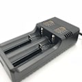 Miniatyrbillede 1 af 5: 2 Slots 3.7V 18650 16340 Li-Ion Batterilader 14500 Genopladelig Batterilader Li-Ion 18650 Batterilader EU Stik