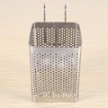 Miniatyrbillede 5 af 5: Rustfrit Stål Spisepindeholder Hængende Bestikholder Tørrestativ Bestik Afdrypningsbakke med Kroge Køkkenredskab (B)