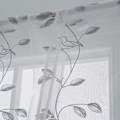 Miniatyrbillede 5 af 5: Fugle og Blade Mønster Gardiner, Broderet Sheer Voile Gardiner, Ballon Gardiner, Stanglommer, Vindue Gardiner og Gardiner til Køkken, Soveværelse, 6