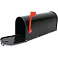 Miniatyrbillede 2 af 5: US Mail aluminiums postkasse til amerikansk post sort