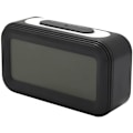 Miniatyrbild 1 av 5: [Uppgraderad version] Batteridriven väckarklocka, stor LCD-display Elektroniska digitala väckarklockor med snooze, bakgrundsbelysning, nattlampa, temperatur (