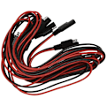 Pikkukuva 1 / 5: 4 kpl SAE-SAE jatkokaapeli SAE-irrotusjohtosarja 3 jalkaa liitin, 18 AWG (4 kpl 3 jalkaa)