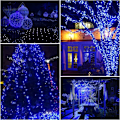 Miniatyrbild 5 av 5: 15-pack Blå LED-ljusslingor, 2M 20 LED Batteridrivna Koppartrådsljusslingor för Jul, Födelsedag, Bröllop, Halloween