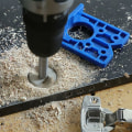Miniatyrbillede 4 af 5: Hængsel Jig Bor Bitsæt 35mm Justerbar Bit Positioner Hul Bor Bits Positioneringsskærere til Træmøbler Dørskab Hængsel Installation