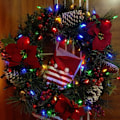 Miniatyrbillede 3 af 5: Julelys - 50 LED Lysstreng Batteridrevet Mini Lysstreng med 8 Lystilstande og Timere, Brugt til Halloween, Thanksgiving, Garland