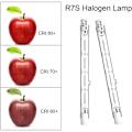 Miniatyrbilde 3 av 5: 400W R7s Halogenpære 118mm Dimbar Varmt Hvit 2800K J118 Lineær Halogen Spotlight AC 220-240V 11000lm 360° Strålevinkel for Landskapsbelysning, Sikkerhet