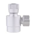 CO2-flaskepåfyllingsadapter, Hjemmelaget gassflaske regulator, M10X1 til W21.8-14 Adapter for Argon, CO2, Blandet gass, Sølv