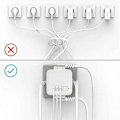 Miniatyrbilde 3 av 5: Kubevegg Strømbryter med 4 Uttak og 3 USB-porter, 7-i-1 USB Strømbryter med Bryter for Hjem, Kontor