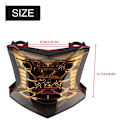 Miniatyrbillede 2 af 5: LED bremselys blinklys integreret baglygte motorcykel Z900 Z650 2017-2018 (gul)