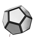 Miniatyrbillede 3 af 5: Jul Uendelig Dodekaeder Farve Kunst Lys USB Opladning Dekorativ Lampe Kontor Dekoration Soveværelse Dekor