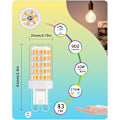 Miniatyrbild 3 av 5: G9 LED 10W, G9 LED-lampor Varmvitt 2700K Glödlampsekvivalent 80W Ljus 900LM G9-lampor AC 220V Ljusstark 360º Bred Strålvinkel 862835 SMD Ej Dimbar