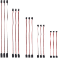 Miniatyrbilde 1 av 5: 15 stk Servo forlengelseskabler hann til hann Servo forlengelseskabel (3,9 tommer, 5,9 tommer, 11,8 tommer, 19,7 tommer, 23,6 tommer)