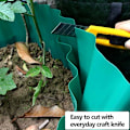 Miniatyrbillede 4 af 5: Plastik Græskanter, 1 Rulle 15cm x 9m, Blød PVC, Grøn, til Have, Have, Hæk, Have, Græsplæne (9m x 15cm)