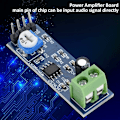 Miniatyrbild 5 av 5: 5PCS LM386 Audioförstärkarmodul, 512V, 200 Gain, LM386 Audioförstärkare, Stereo Audio Power Amplifier Modul för Arduino LM386, L1P8
