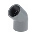 Miniatyrbilde 1 av 4: 10 stk PVC-rørkobling 45 grader grå 25mm