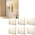 Miniatyrbild 3 av 5: Liten Lampskärm, Chandelier Lampskärm Clip-on Lätt Tyg Typ 6 Stk för Hall