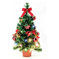 Miniatyrbild 5 av 5: 40 cm Mini Julgran med 30 LED-lampor, Bordlampa, Batteridriven Belysning, Liten LED Julgran för Hem, Kontor, Julfest