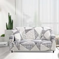 Miniatyrbilde 2 av 5: 3-seters, 1-delt Stretch Sofa Trekk Elastisk Trykt Sofa Trekk, Sofa Trekk Møbelbeskytter Polyester Spandex, Trykt