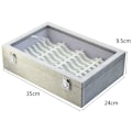 Miniatyrbild 2 av 5: Nya 40 st Armbandshållare Display Stativ Ornament Galler Showcase Klocka Display Förvaring Organizer Svart