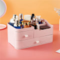 Miniatyrbillede 4 af 5: Makeup Organizer til Kommode, Skrivebordsorganizer Opbevaringskapacitet med Skuffer til Hårprodukter, Perfekt til Soveværelset