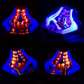 Miniatyrbillede 5 af 5: Motorcykel LED Baglygte Blå Brems Blinklys til R25 R3 MT03 MT07 MT-25 FZ-07 Y15ZR