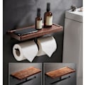 Miniatyrbillede 4 af 5: Ingen Punch Toiletpapirholder Toiletpapirholder Badeværelse Dobbelt Rulle Toiletpapirholder Badeværelsestilbehør A