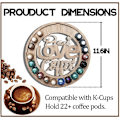 Miniatyrbild 5 av 5: Trä Kaffe Kapselhållare, Kaffe Kapsel Organizer Förvaringsorganisatör För Kaffe Kapslar Kaffe Tillbehör B
