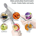 Miniatyrbild 5 av 5: Potatispress, Spagettimakare med 3 Utbytbara Skivor för att Göra Mosad Potatis, P